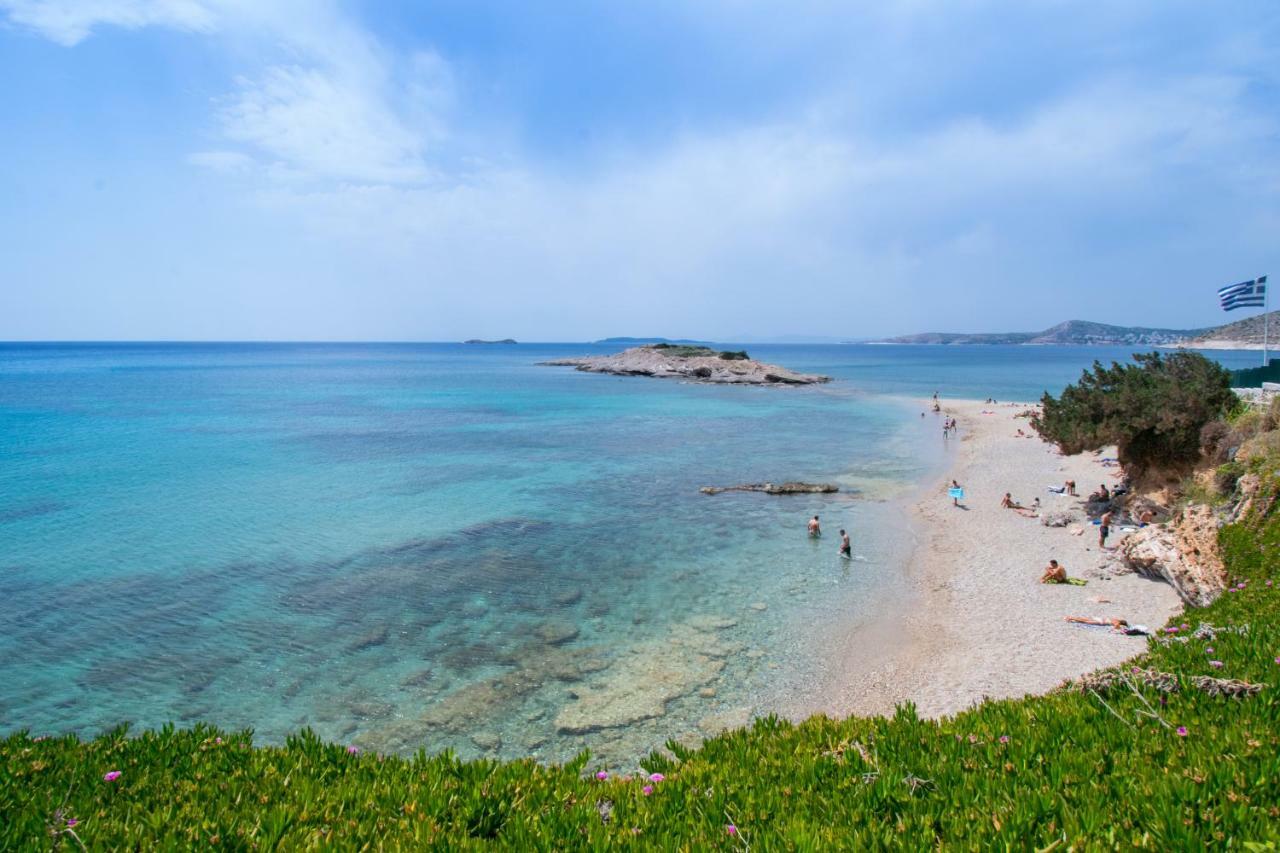 Beach House Near Athens Agia Marina  Buitenkant foto